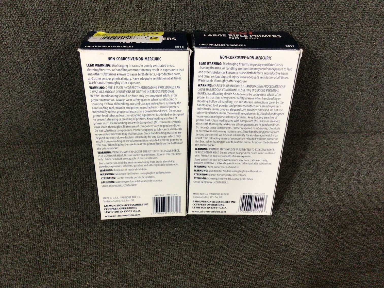 Image for 2000 Large Rifle Primers