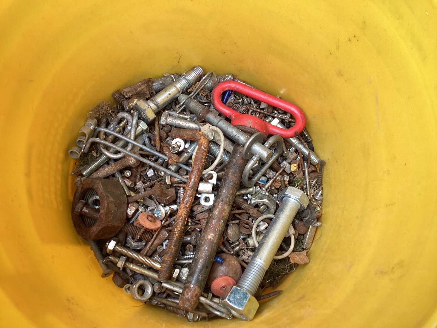 Image for 5 Gallon bucket of assorted Nuts and Bolts