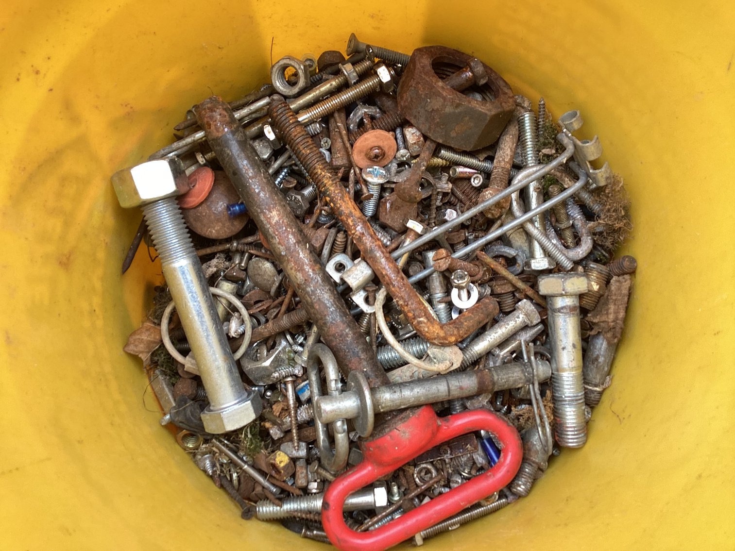 Image for 5 Gallon bucket of assorted Nuts and Bolts