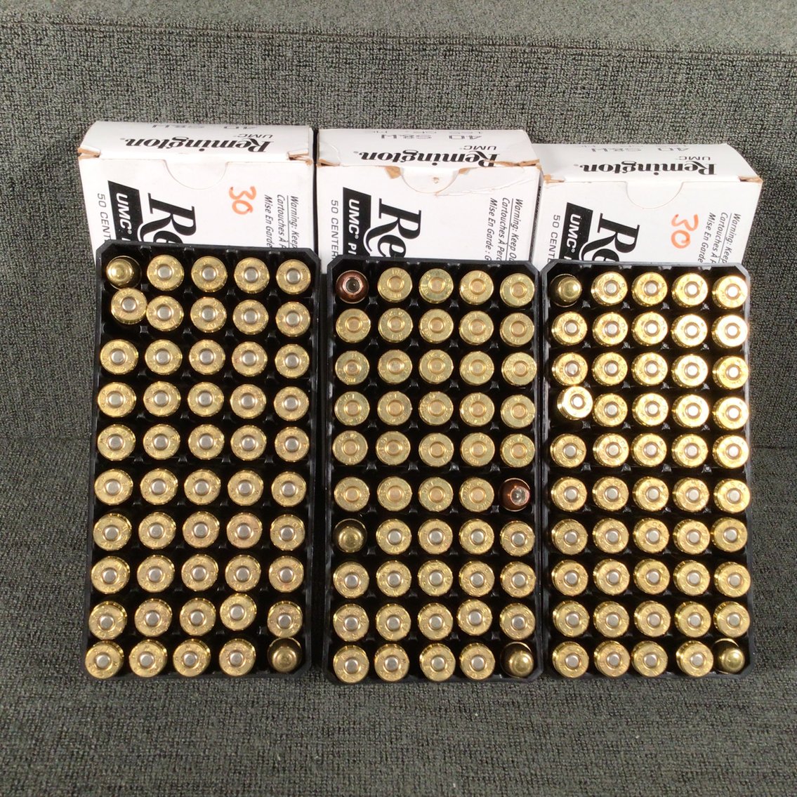 Image for Ammunition: 40 S&W cal, Remington, 150 rounds
