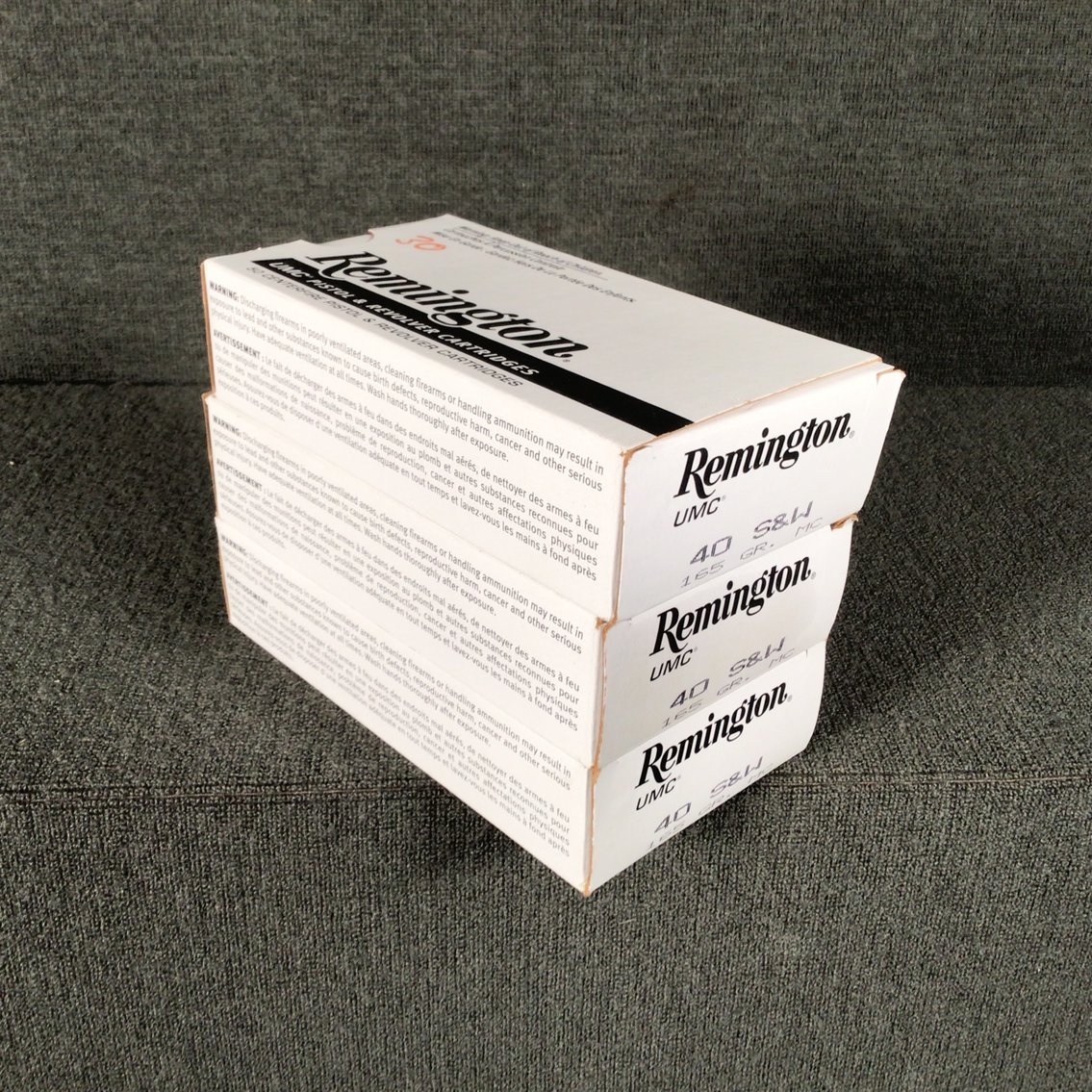 Image for Ammunition: 40 S&W cal, Remington, 150 rounds