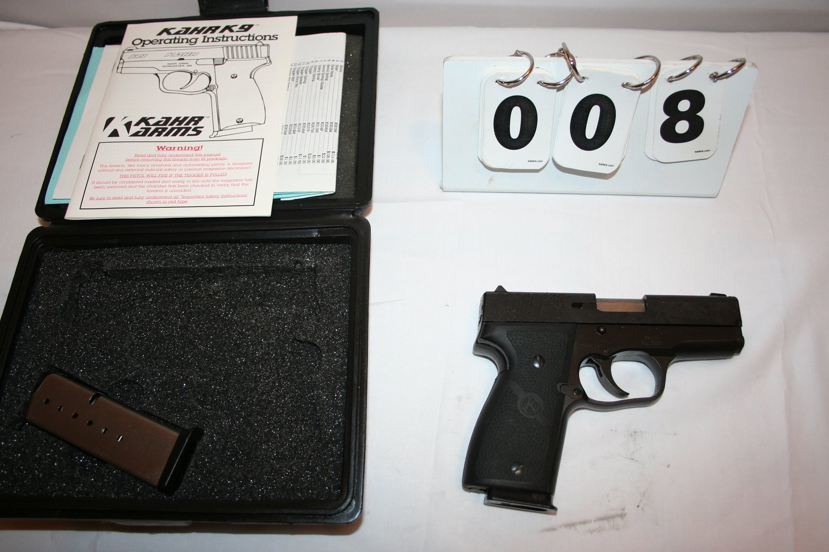 Image for KAHR K 9MM - Box W/Papers - 2 Clips #AD1355