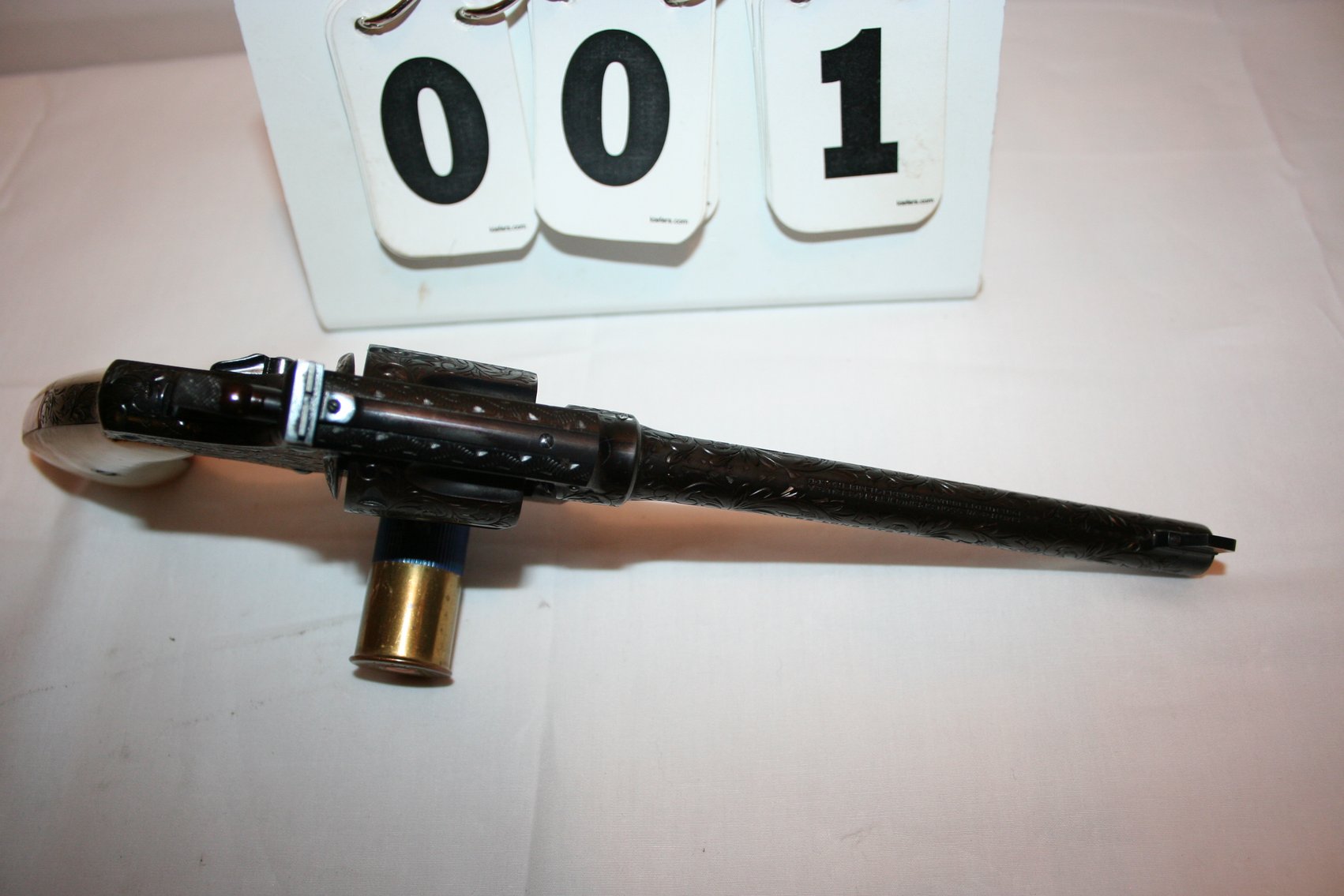 Image for Smith Wesson Target Revolver 1940's - 32 Long - Fully Engraved, Pearl Grips #517769