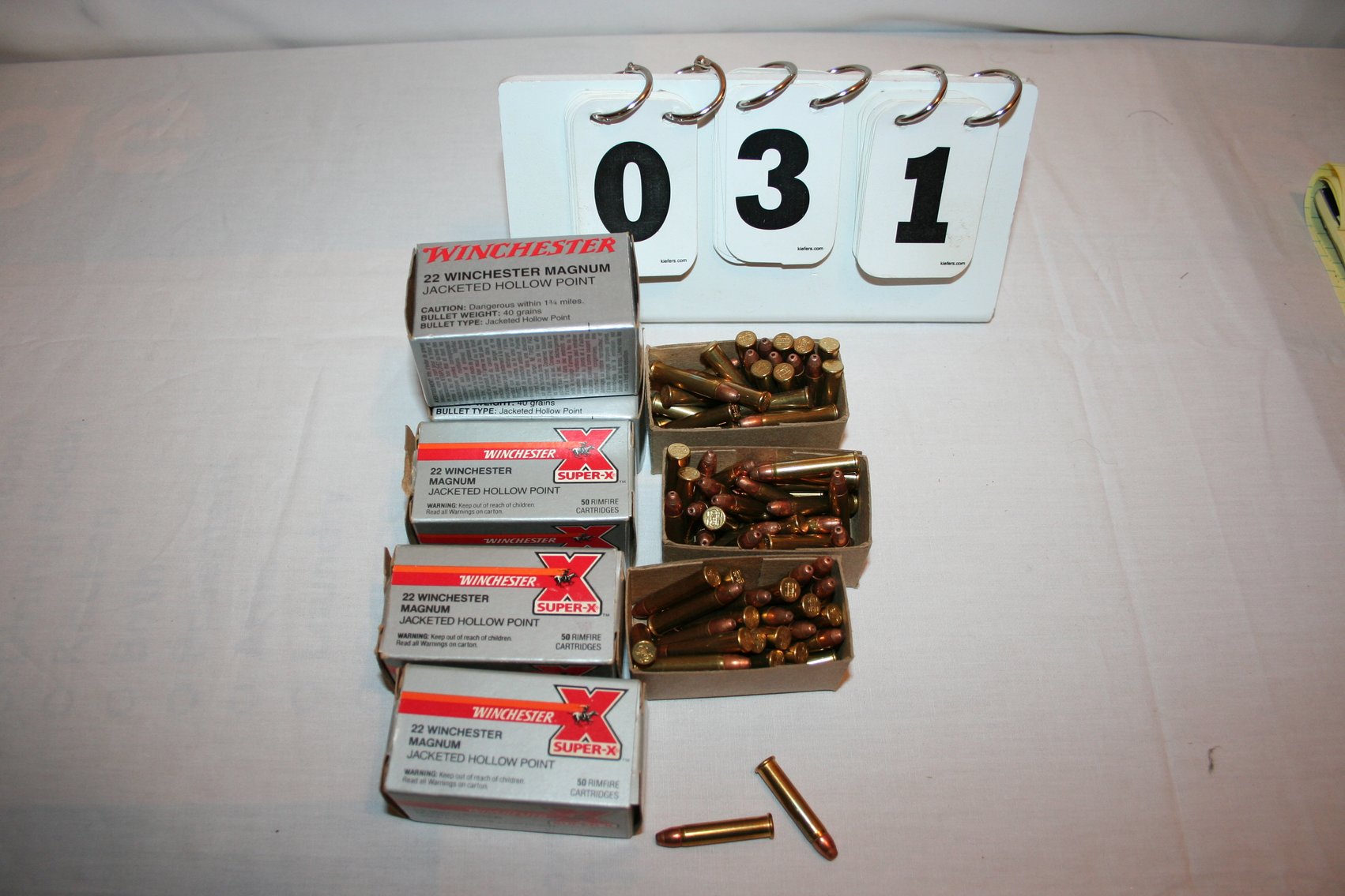 Image for 22 Winchester Magnum - Jacketed Hollow Point (300 Rounds)