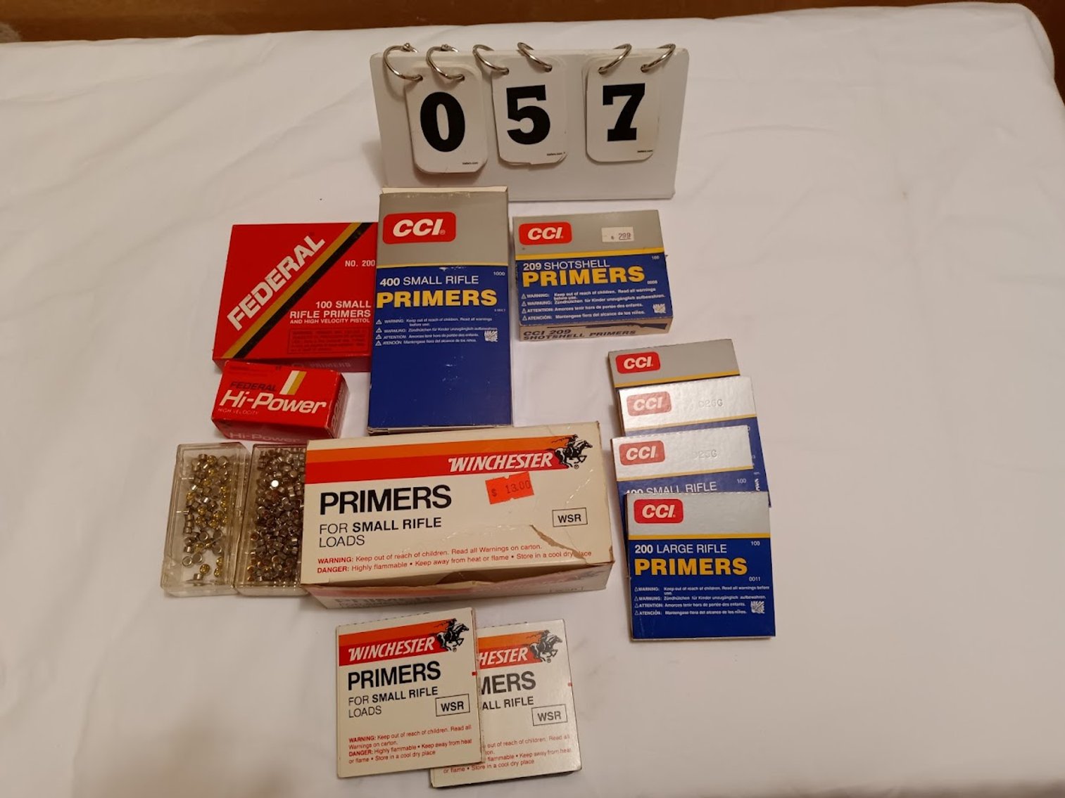 Image for Primers - Small Rifle - Large Rrifle (Approx 25 Full Boxes)