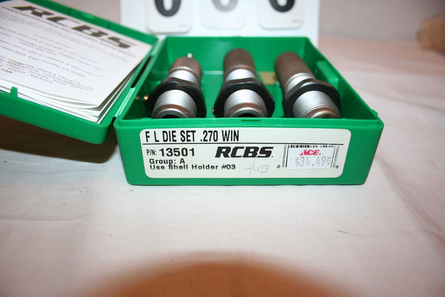 Image for RCBS DIES - 270 WIN Cal