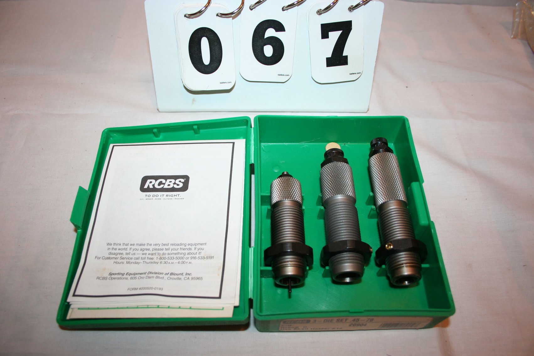 Image for RCBS DIES - 3 - DIE Set - 45 - 70 Cal