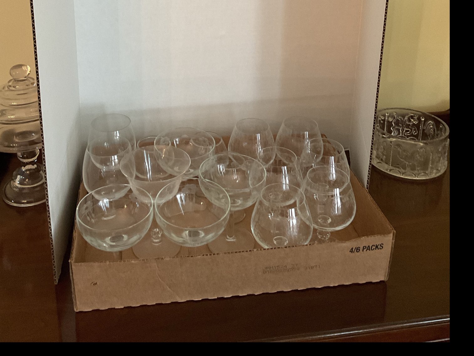 Image for Assorted crystal stemware