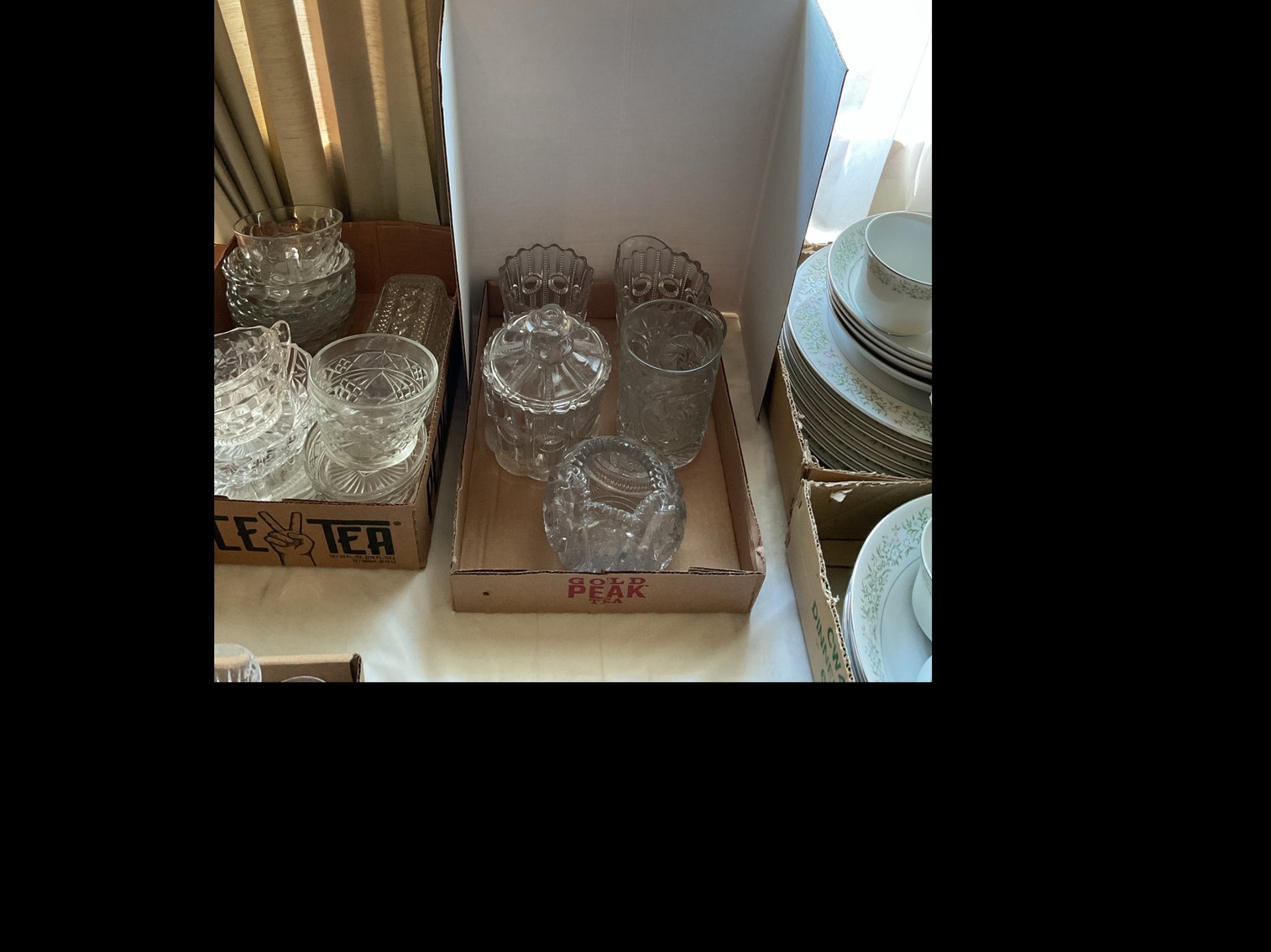 Image for Early assorted pressed glass