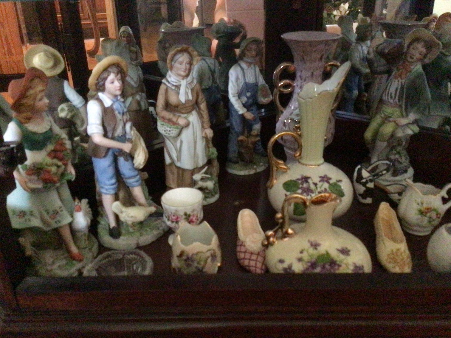 Image for Vintage figurines and assorted China