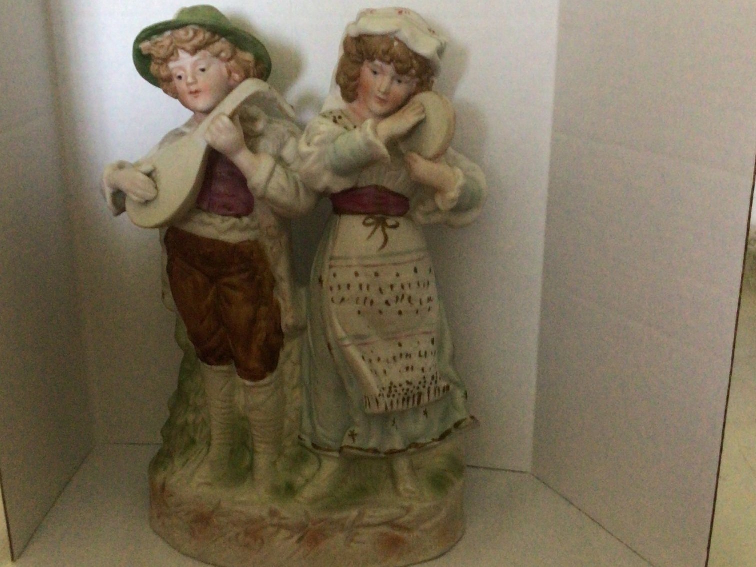 Image for Vintage Bisque 11”figurine