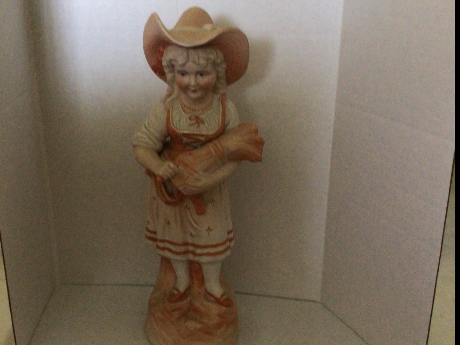 Image for Vintage  12” Bisque figurine