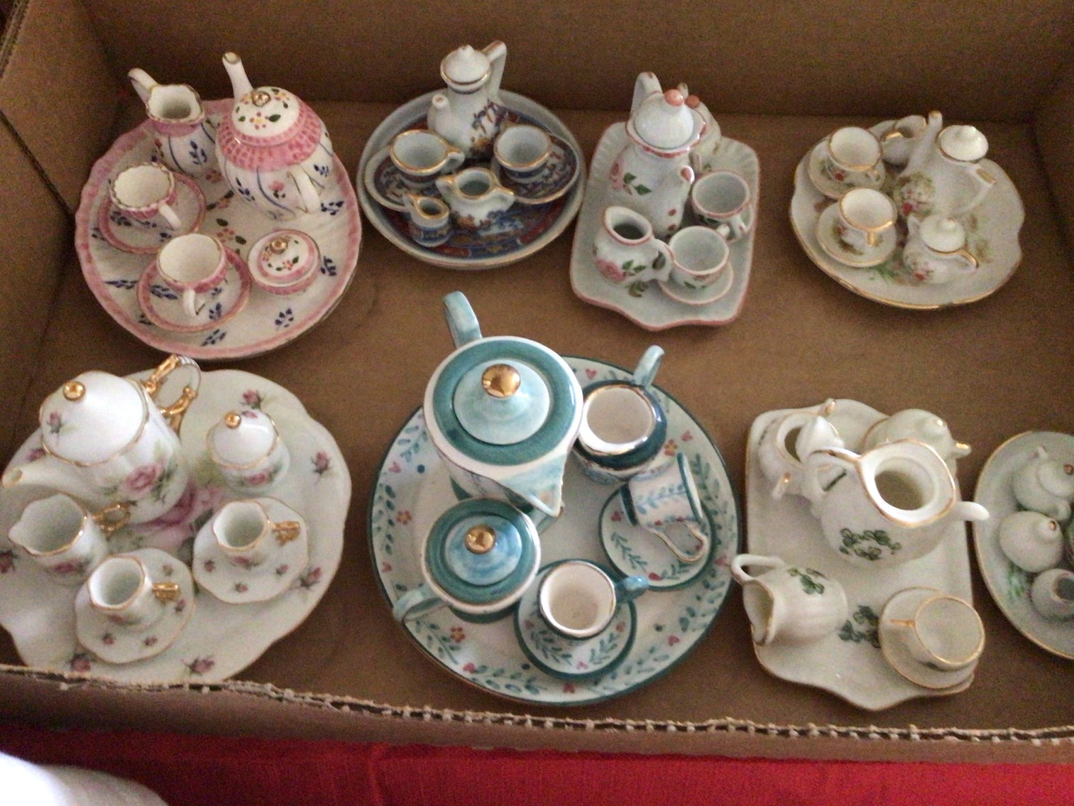 Image for Victorian miniature tea sets