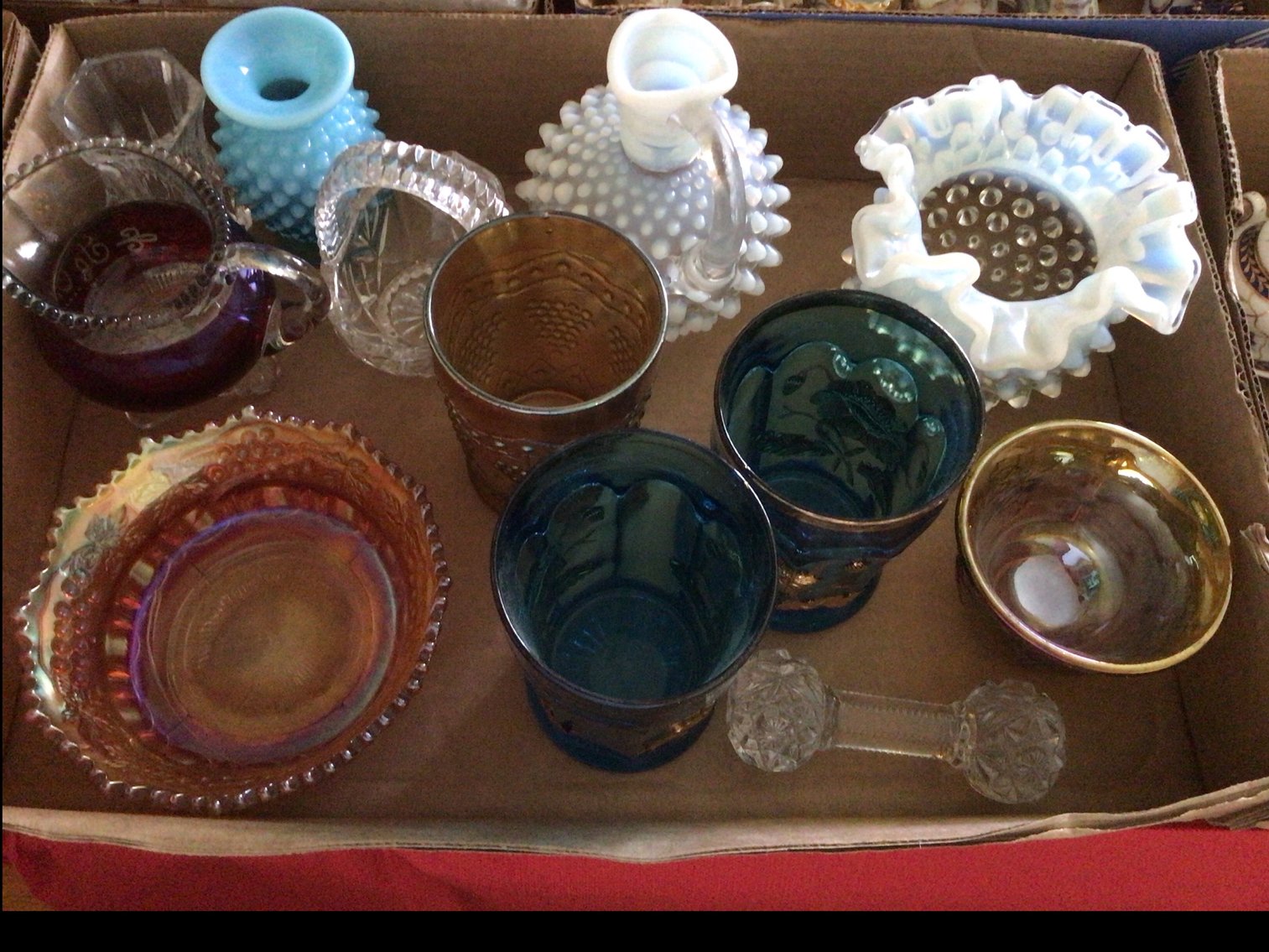 Image for Carnival, Northwood, and various glassware
