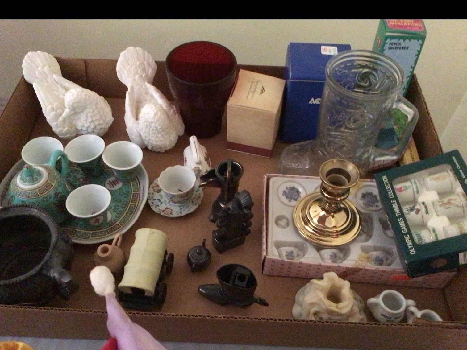 Image for Assorted collectibles and pencil sharpeners