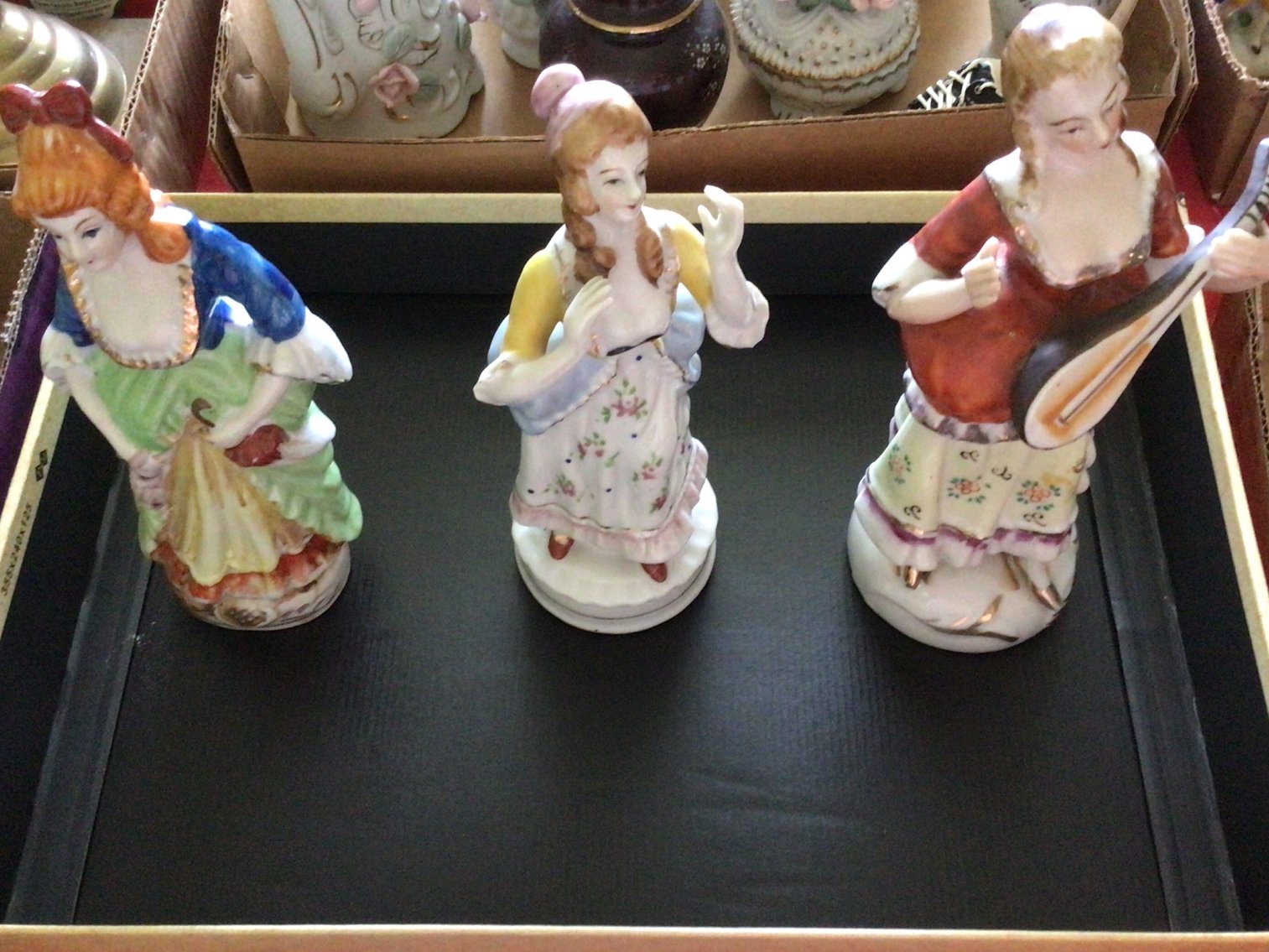 Image for 3 piece 8 “ figurines Occupied Japan