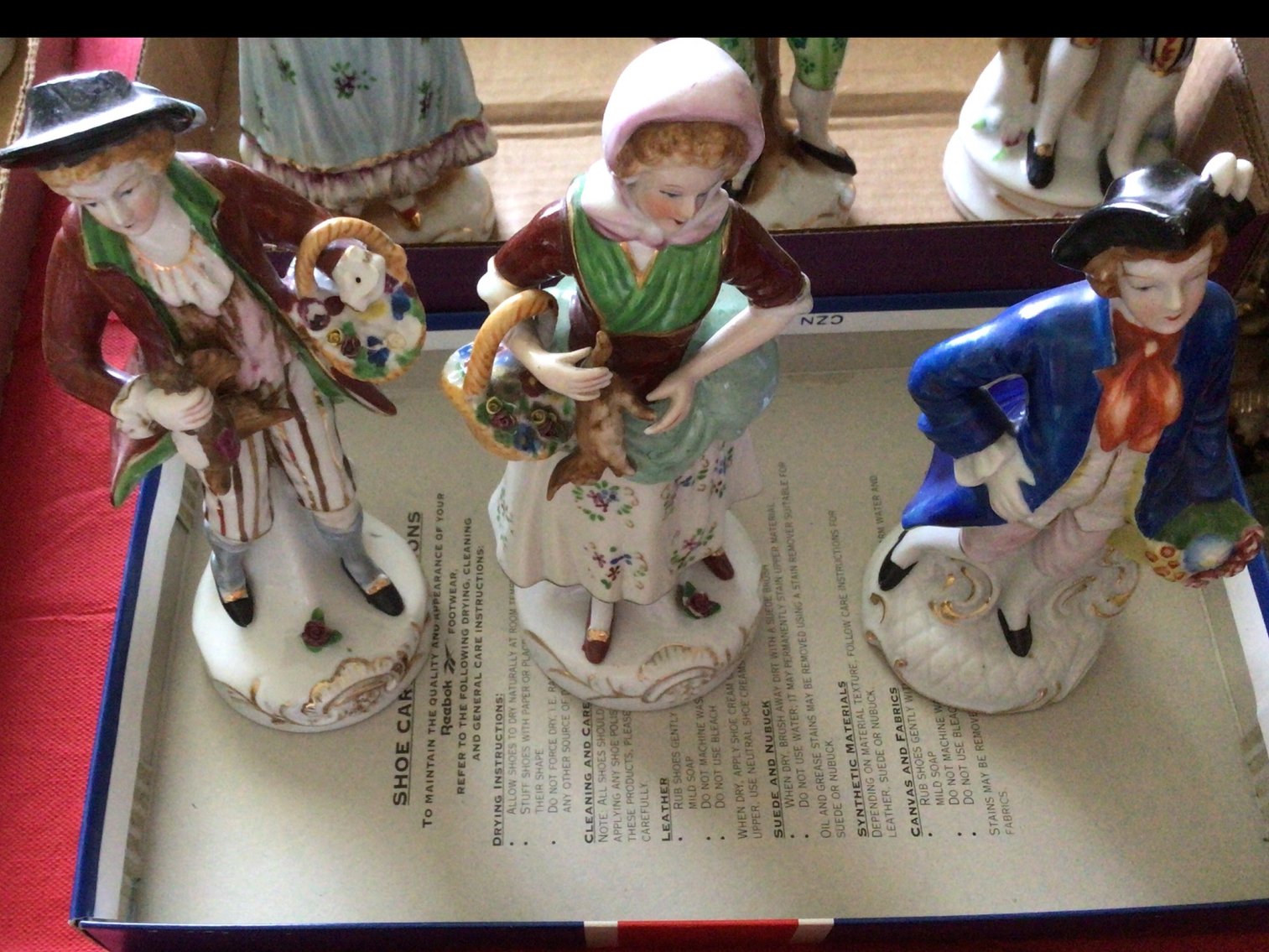 Image for 3 piece 8 “ Occupied Japan figurines