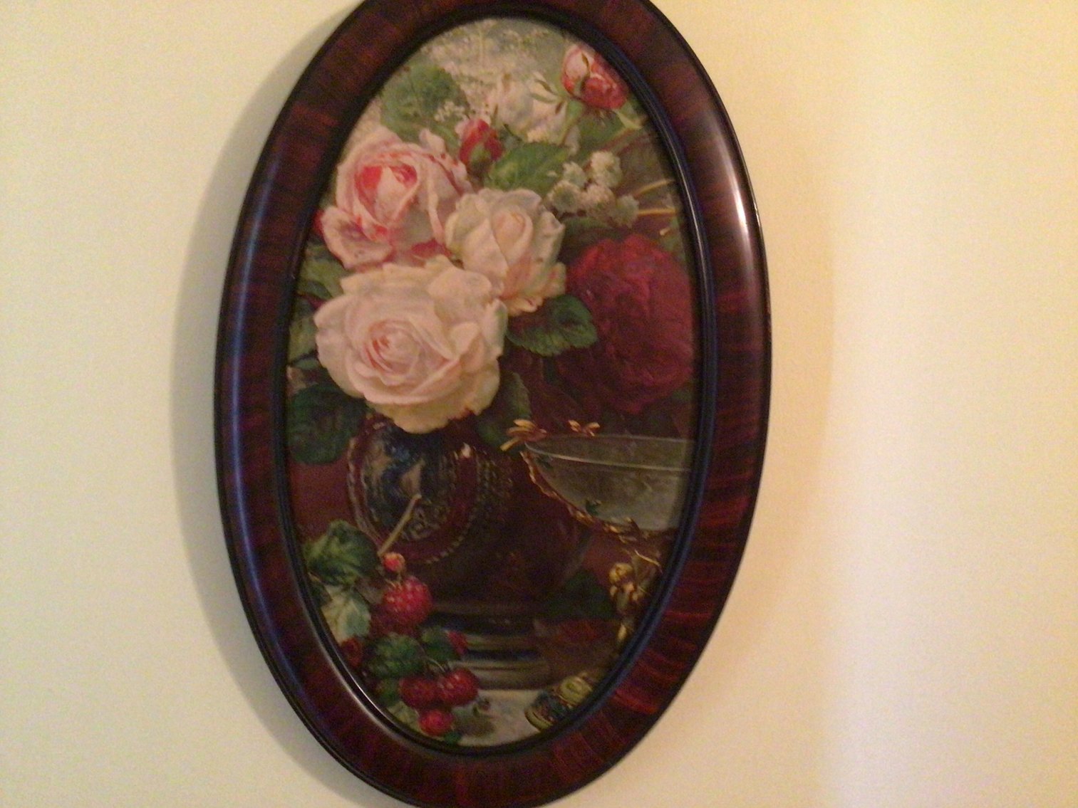 Image for Set of Vintage oval framed prints made in West Virginia