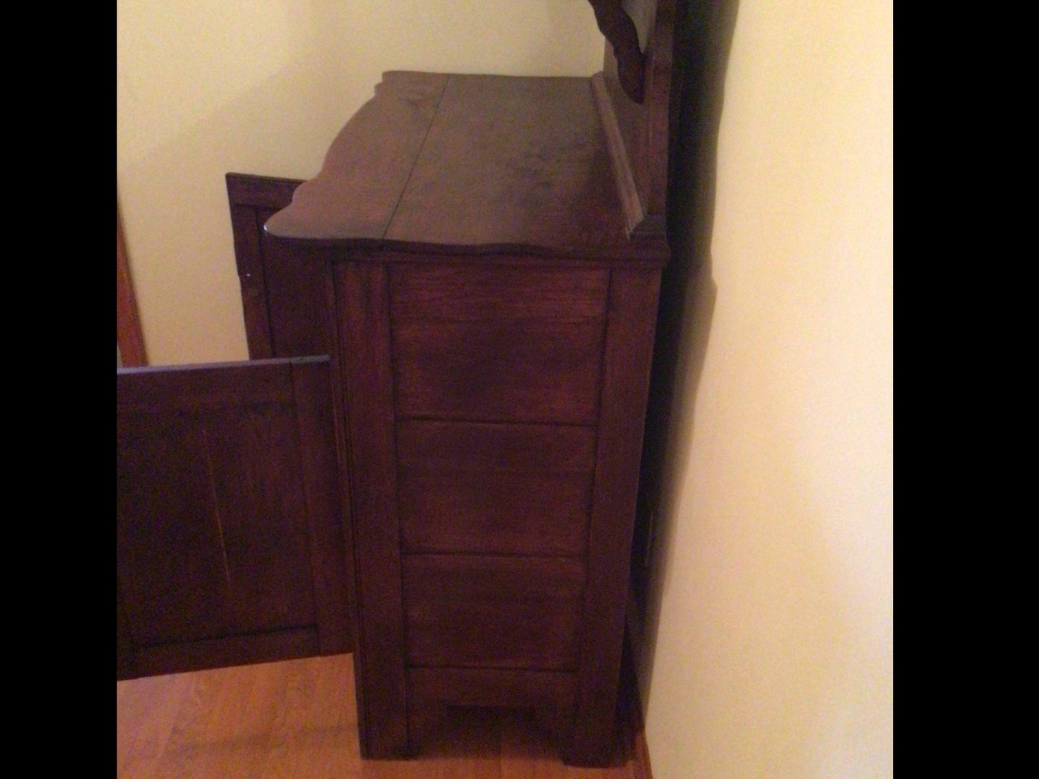 Image for Oak Sideboard with Mirror ( circa 1900 )