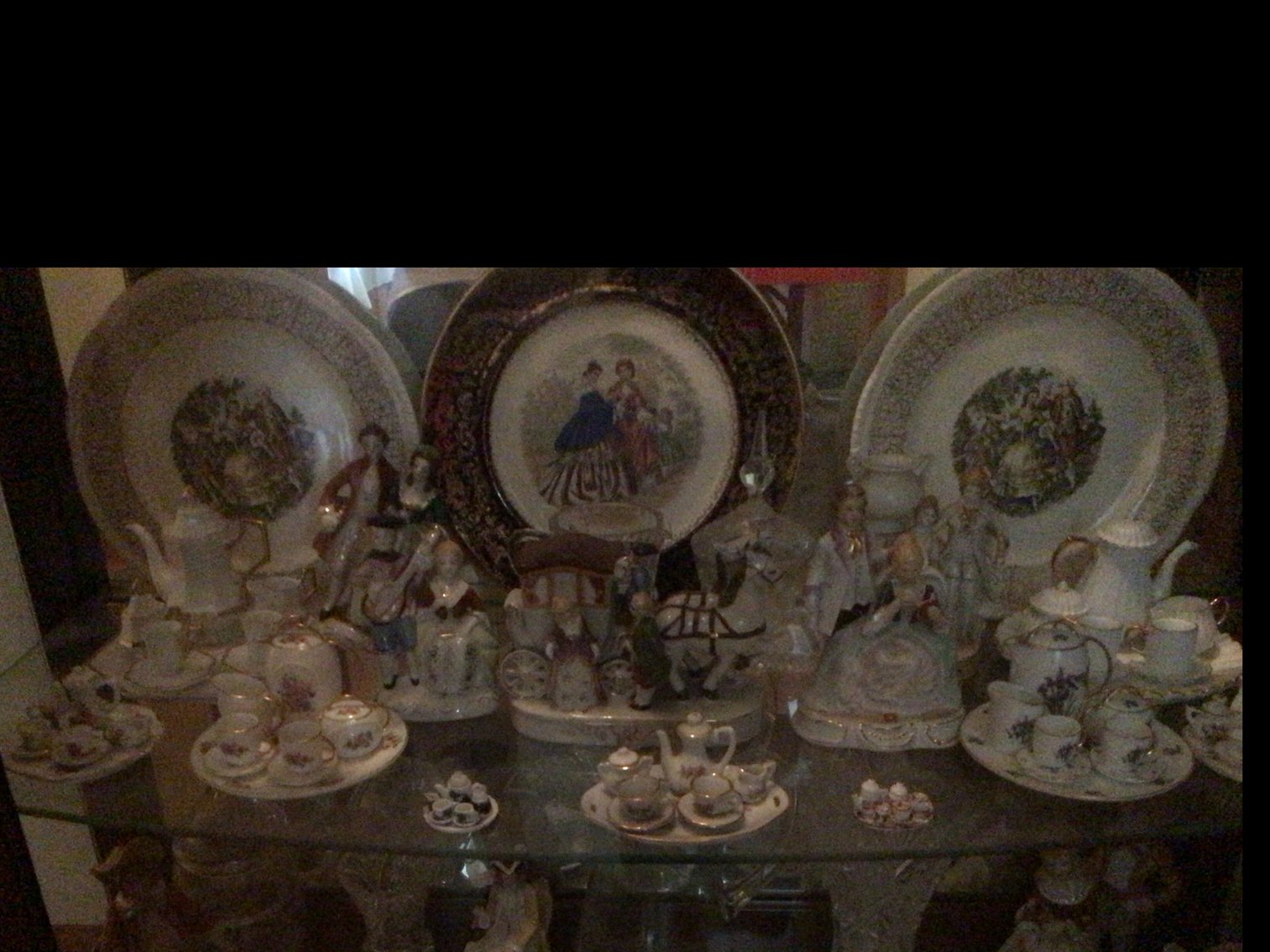 Image for Plates, tea sets and Porcelain Colonial Figurines