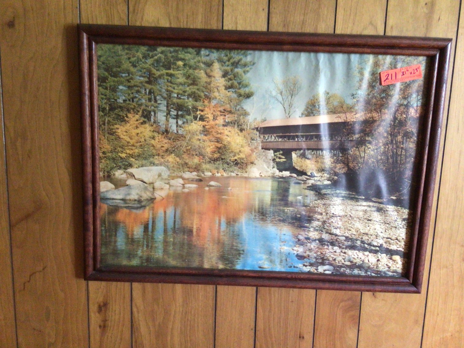 Image for 31”x 23” Oak Framed Print