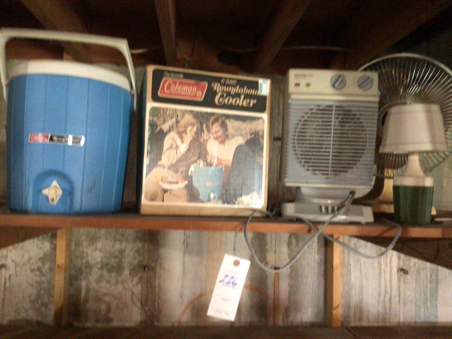 Image for Coleman cooler and assorted outdoor items