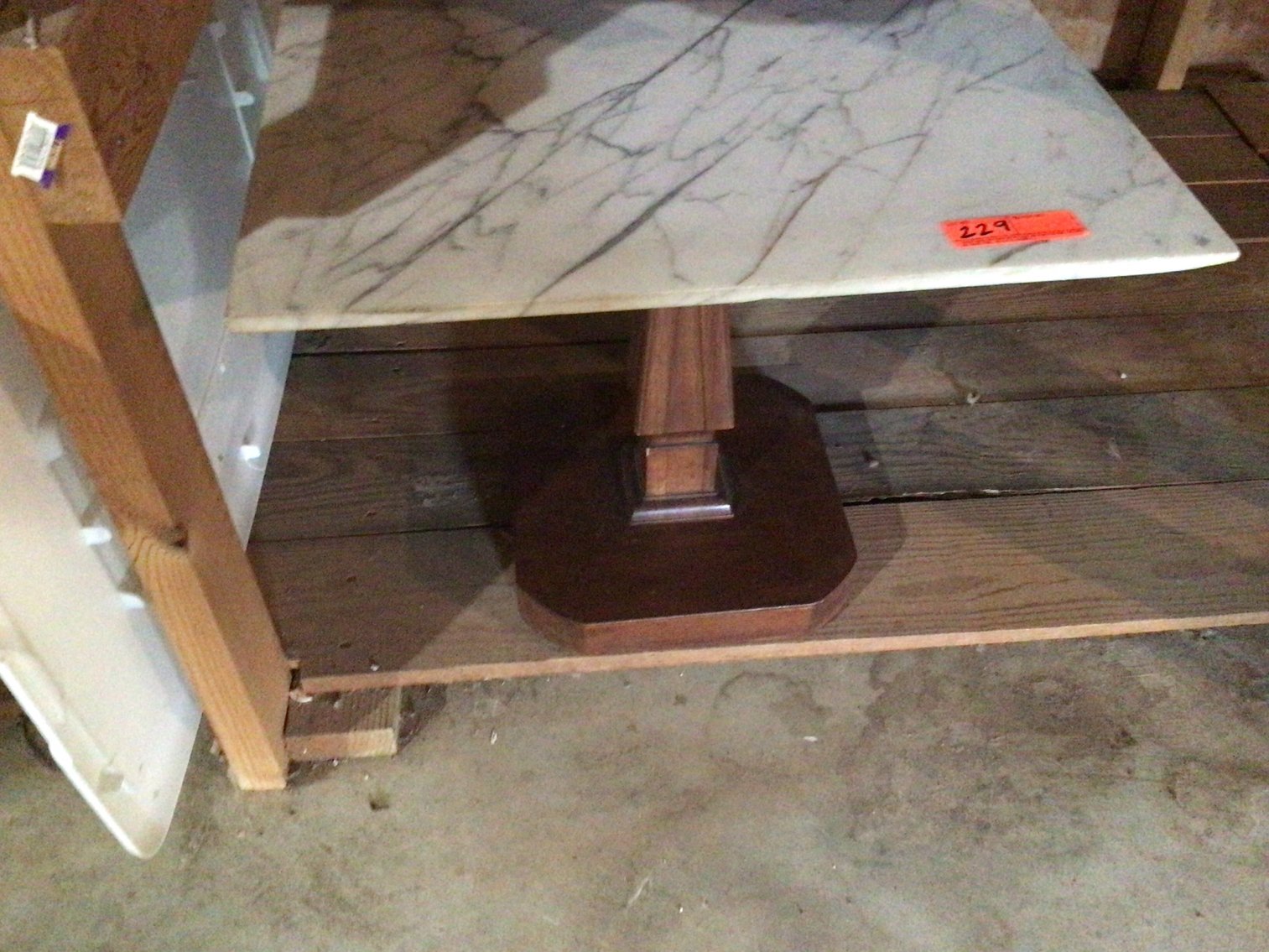 Image for Marble top table