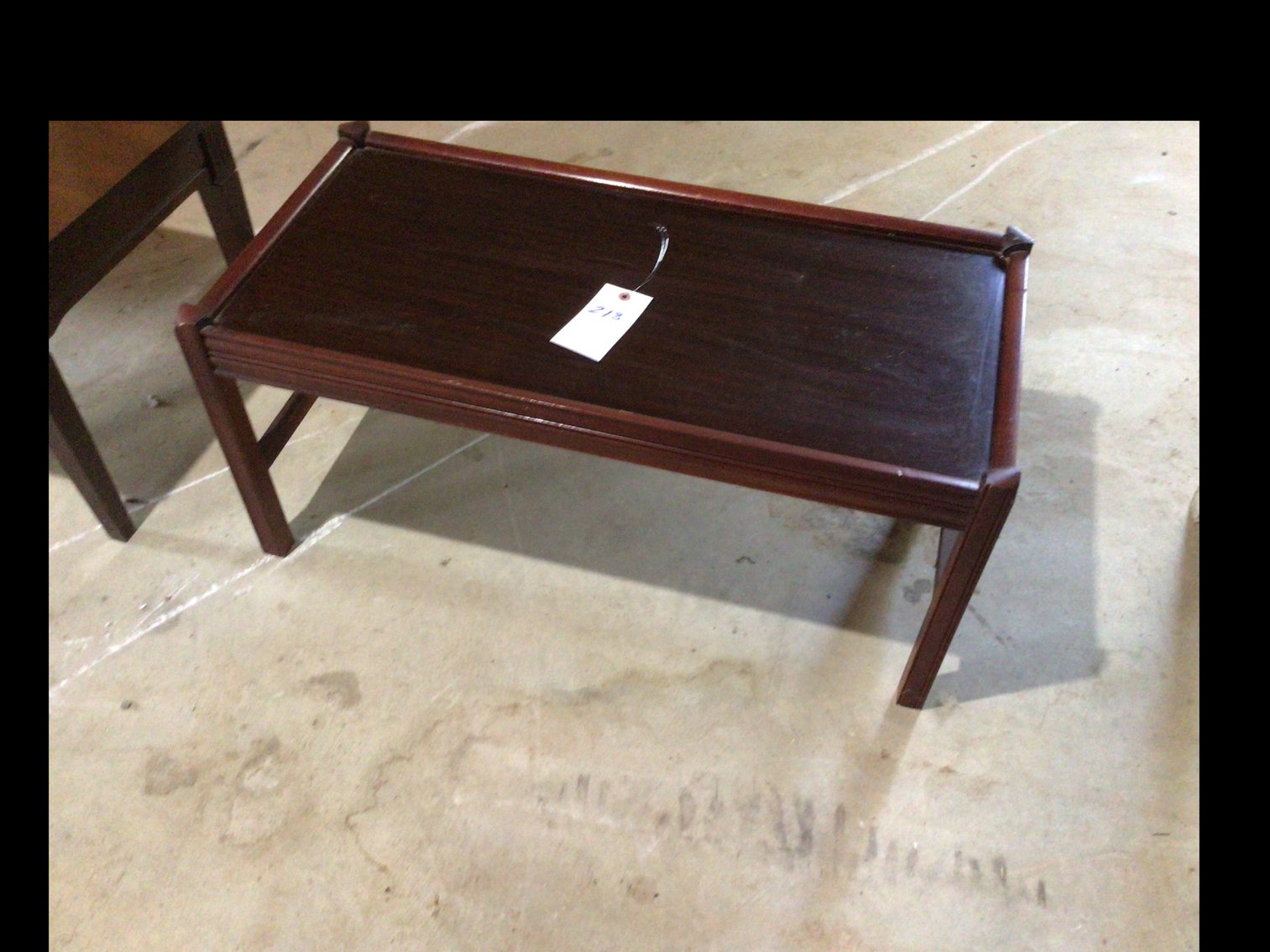 Image for Mahogany coffee table