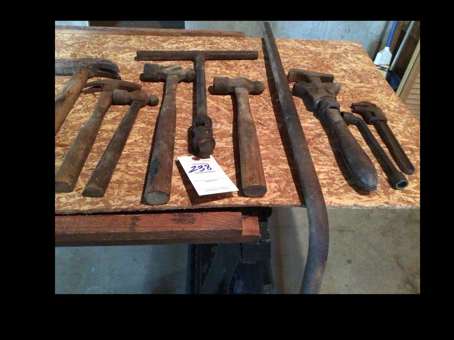 Image for Assorted antique hammers and tools