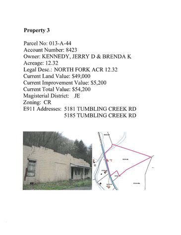 Image for NOTICE OF PUBLIC AUCTION SPECIAL COMMISSIONER'S SALE OF REAL ESTATE CO OF WASHINGTON, VA