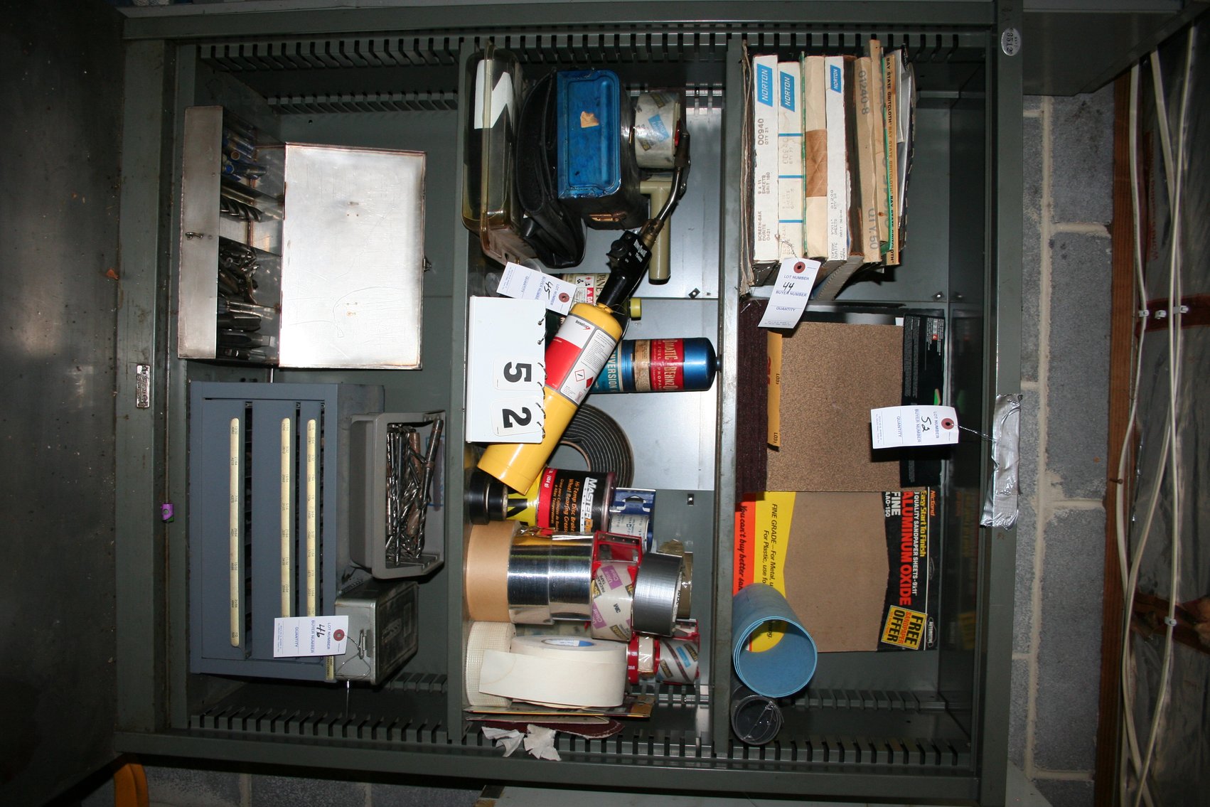 Image for Metal 3 Shelf Cabinet - 40 X 36