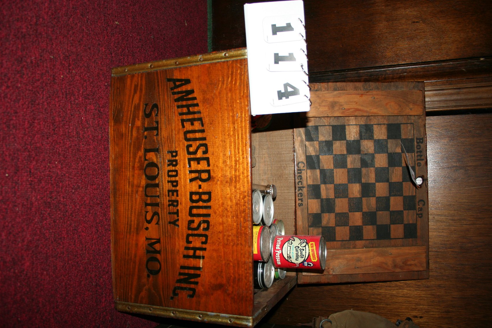 Image for Anheiser Bush Wood Box
