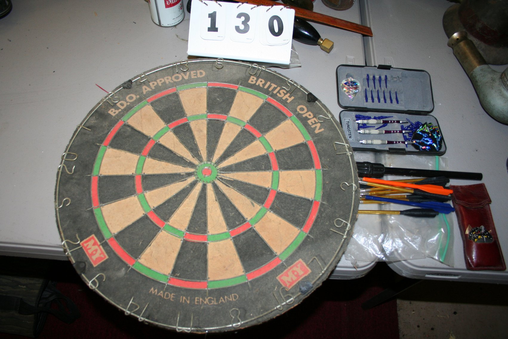 Image for Vintage Dart Board & Darts