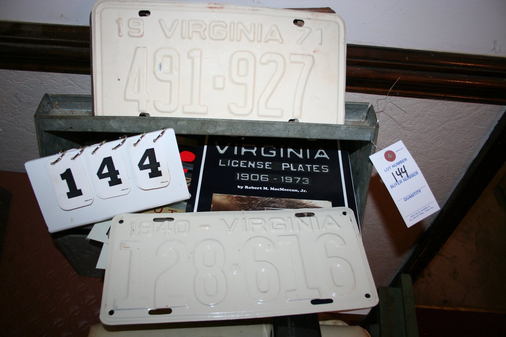 Image for License Plates - 1940 - 1971 Misc Years
