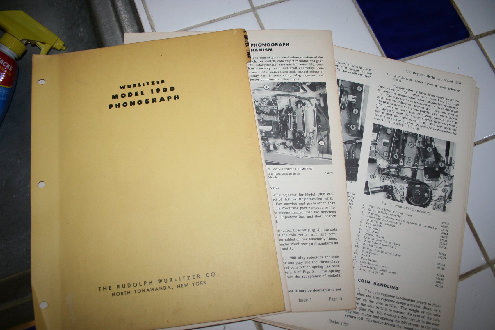 Image for Wurlitzer Model 1900 (All Original) Serial No 254569