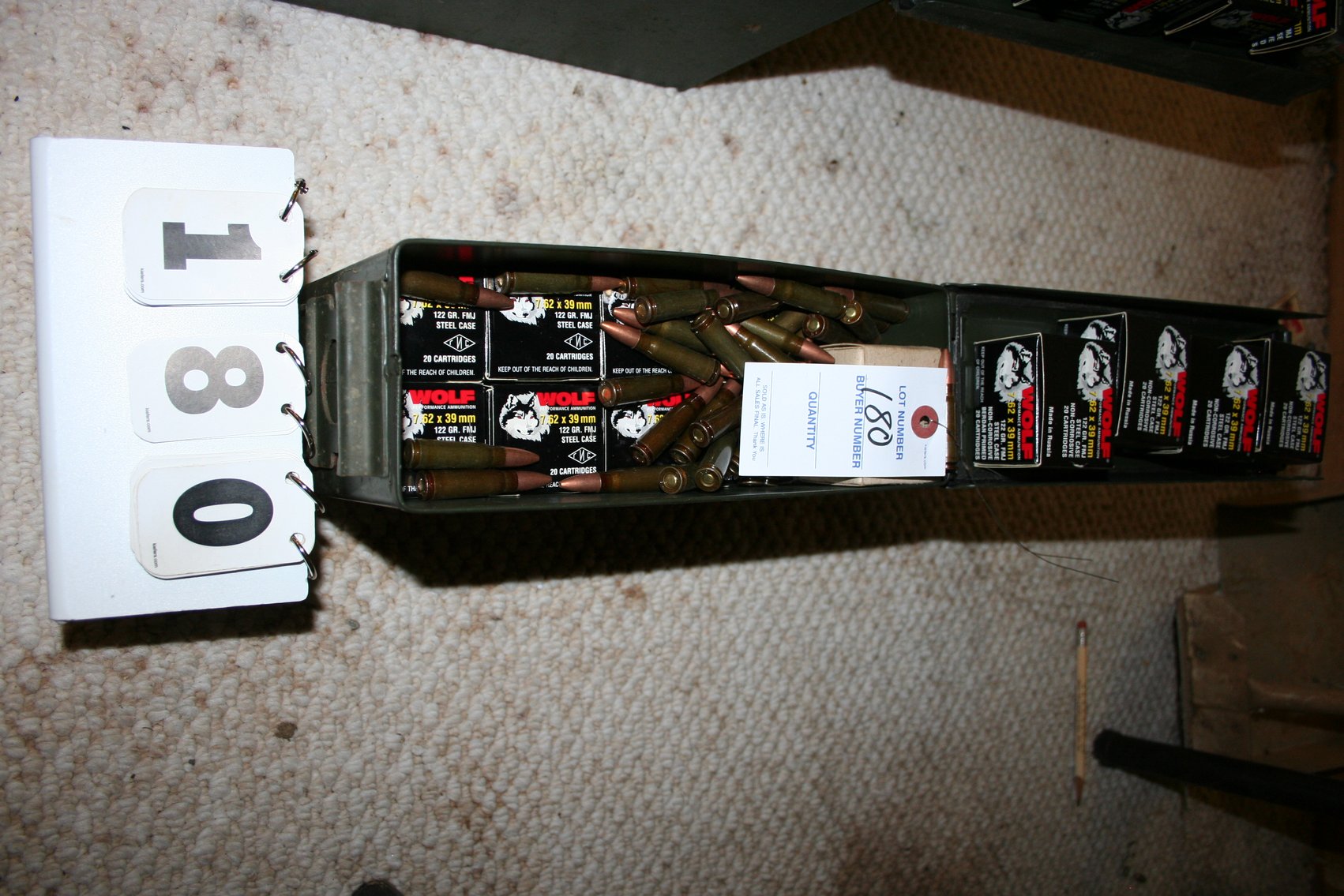 Image for Wolf 7.62 X 39 500 Rounds