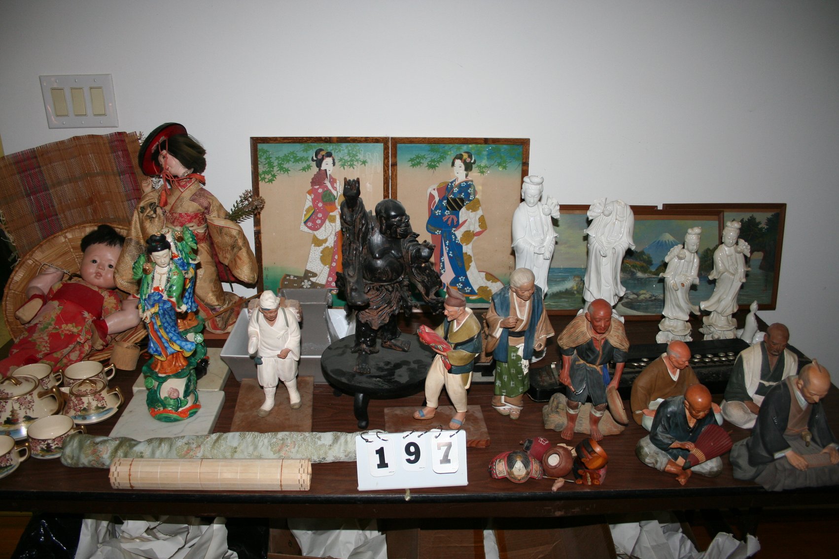 Image for Japanese Porcelain Dolls - Silk Paintings - Art