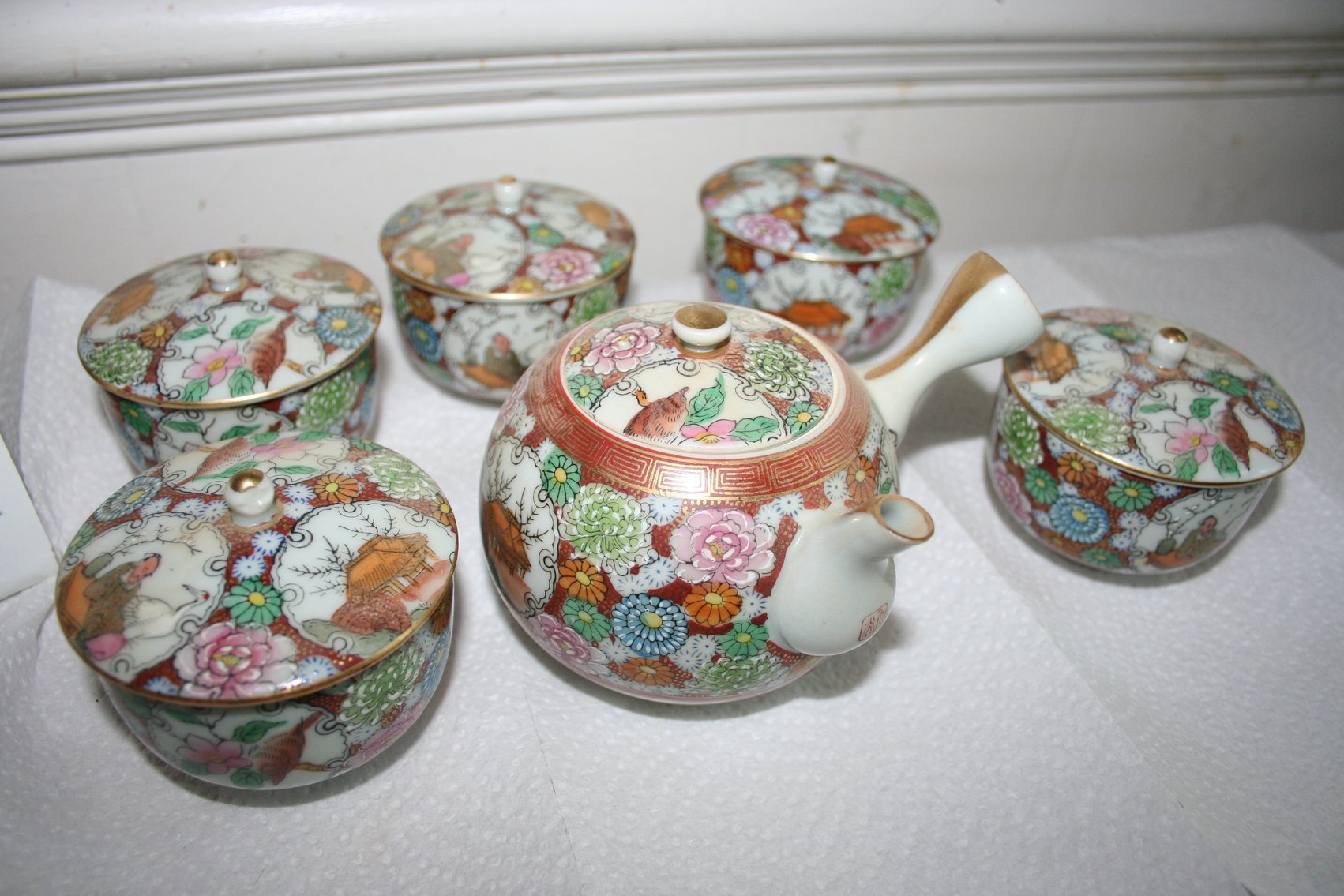 Image for Antique Japanese Tea Set (6)