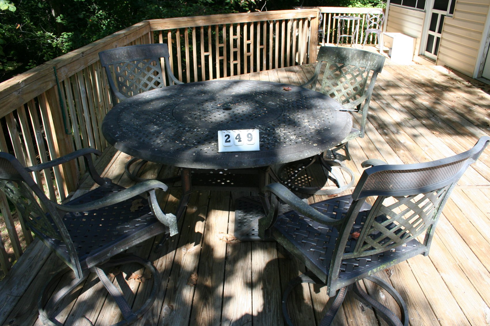 Image for Patio Table & 4 Chairs (Metal)