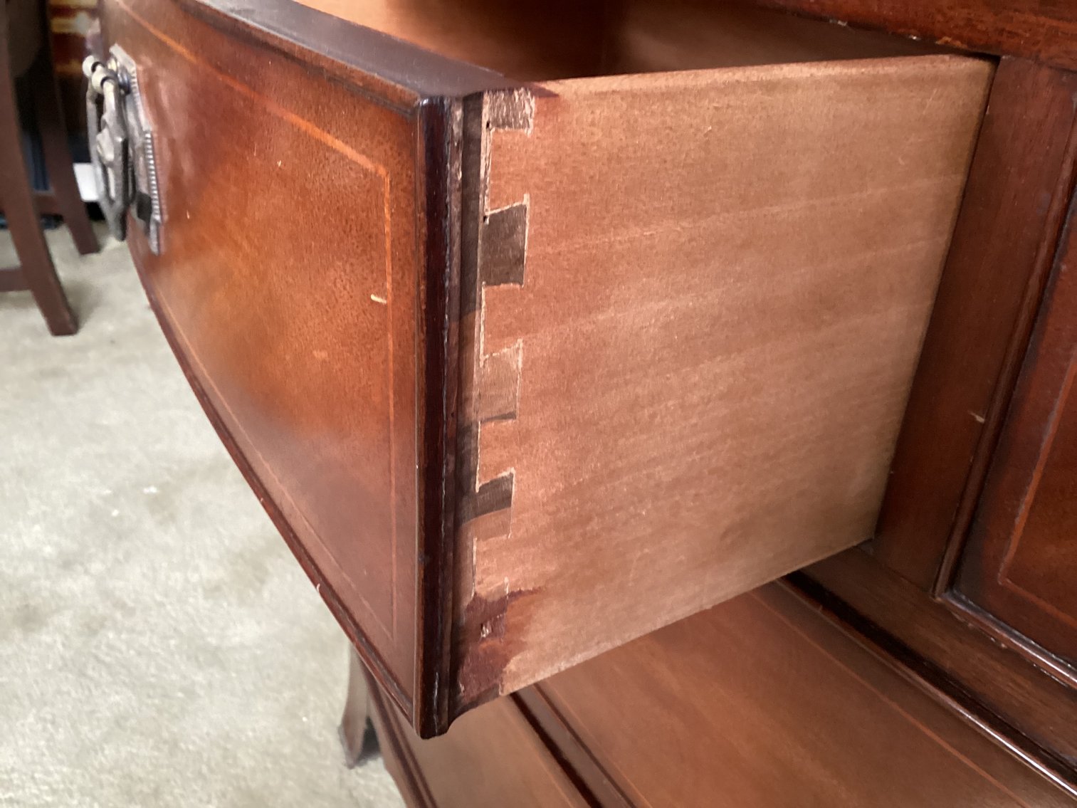 Image for Mahogany Veneered China Cabinet