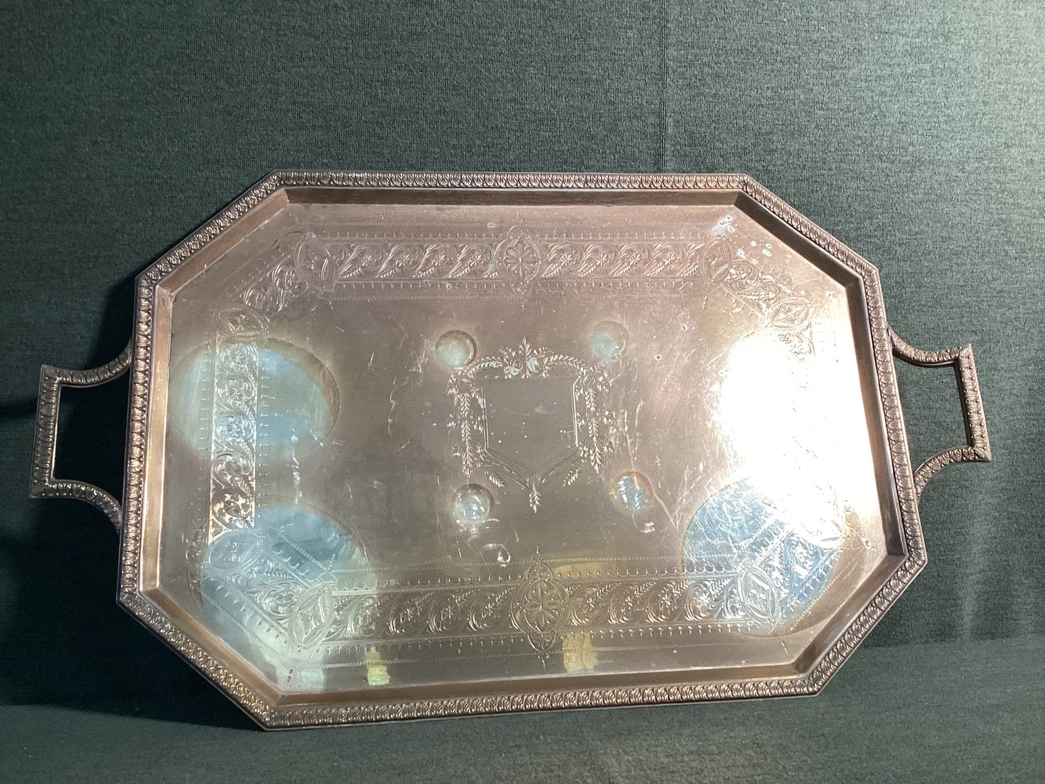 Image for Huge Silver Plated Tray