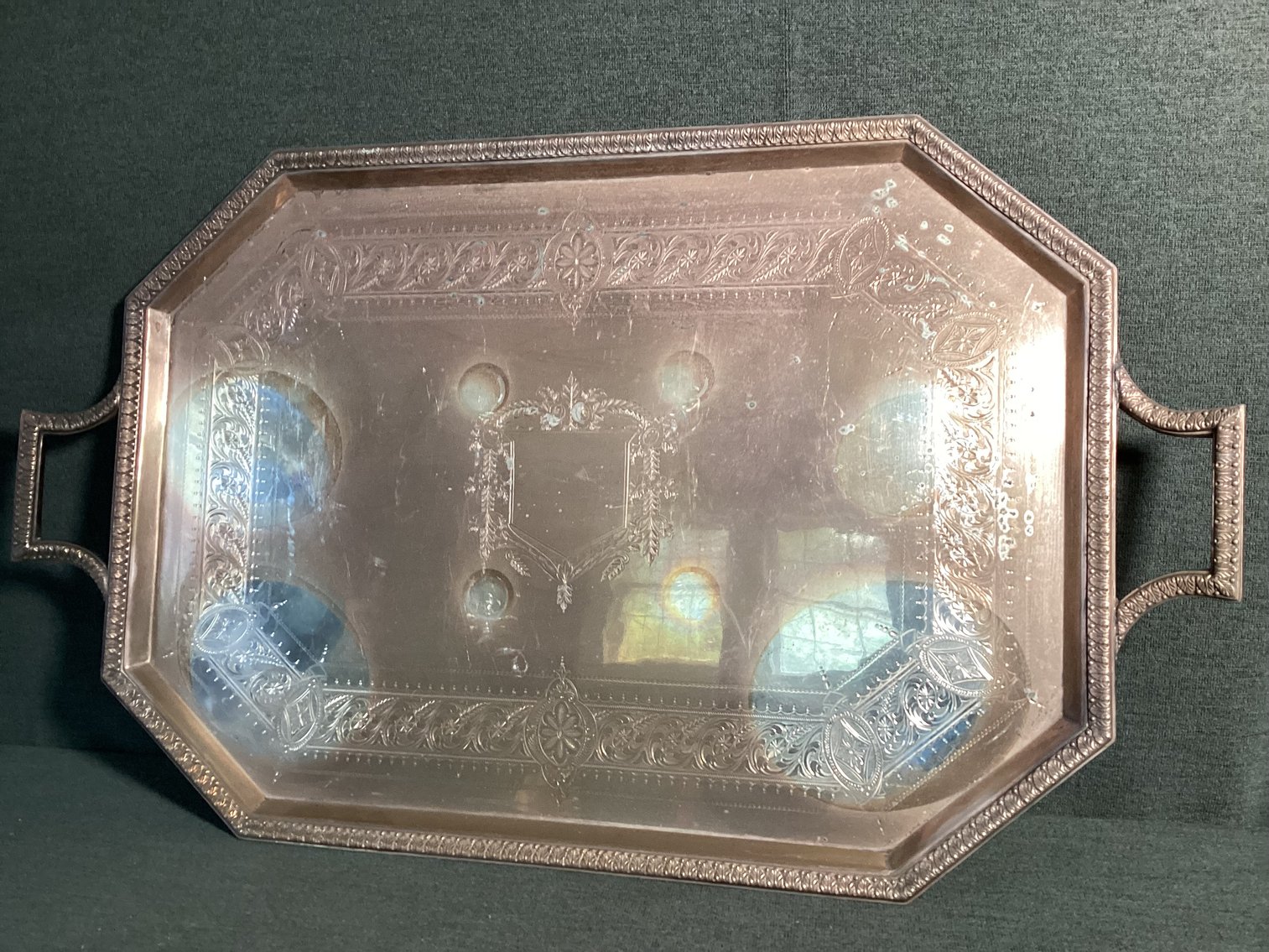 Image for Huge Silver Plated Tray