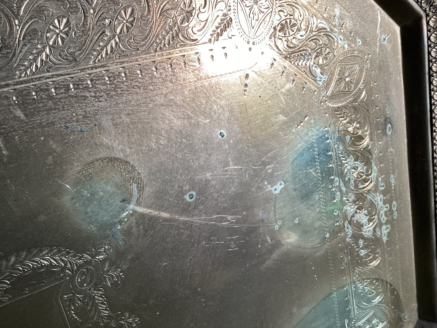 Image for Huge Silver Plated Tray