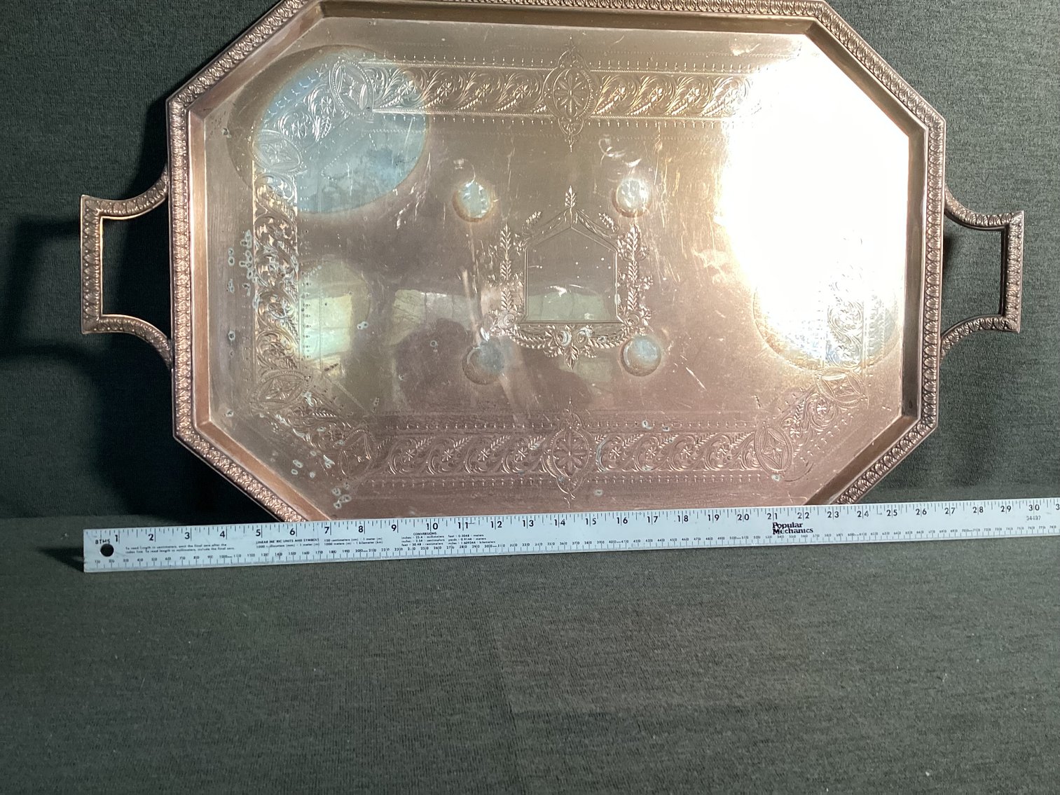 Image for Huge Silver Plated Tray