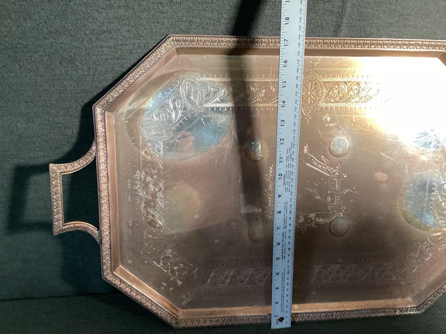 Image for Huge Silver Plated Tray