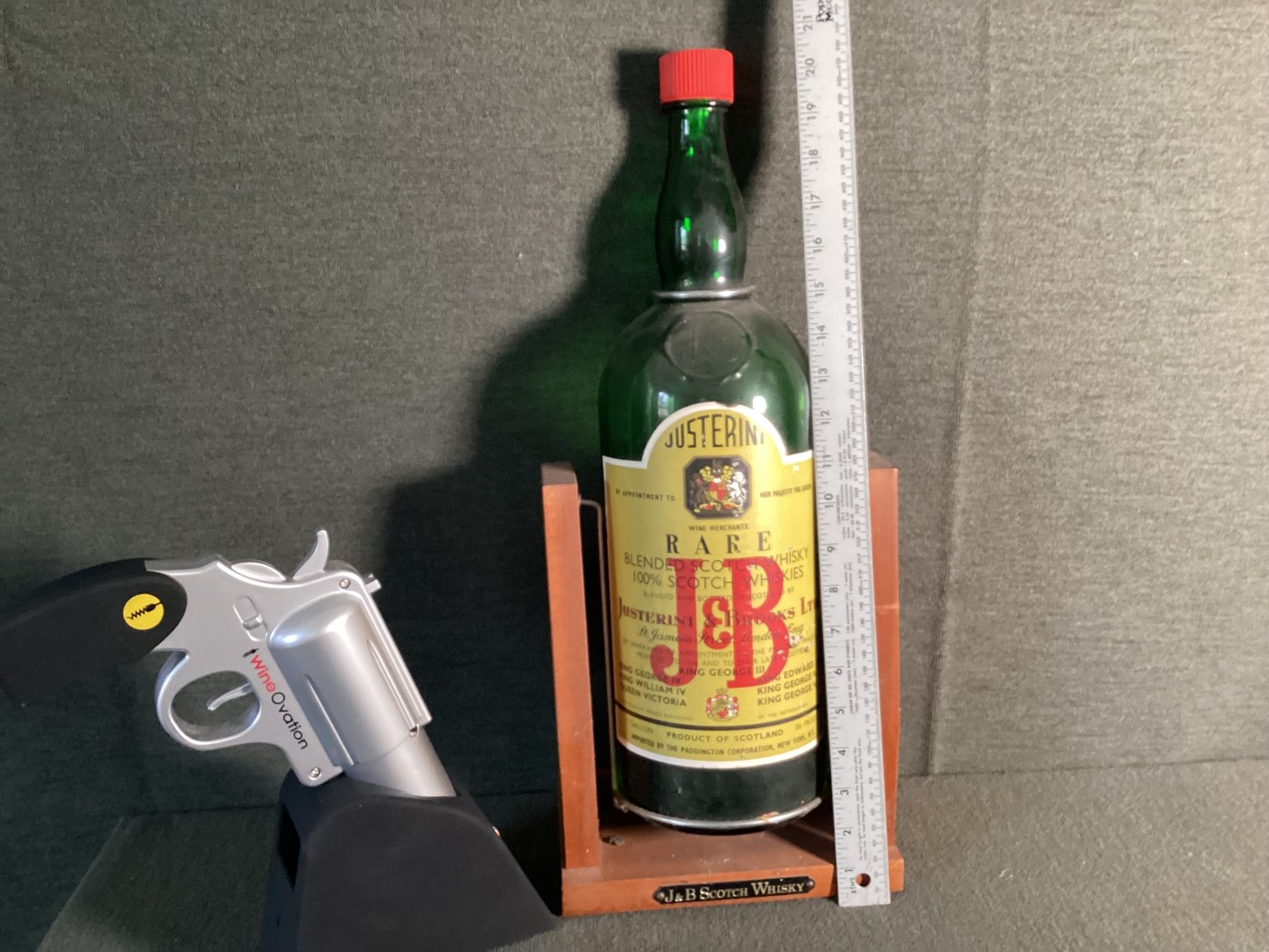 Image for J&B Scotch Bottle in Rack