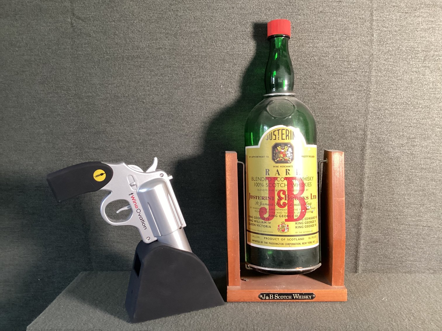 Image for J&B Scotch Bottle in Rack