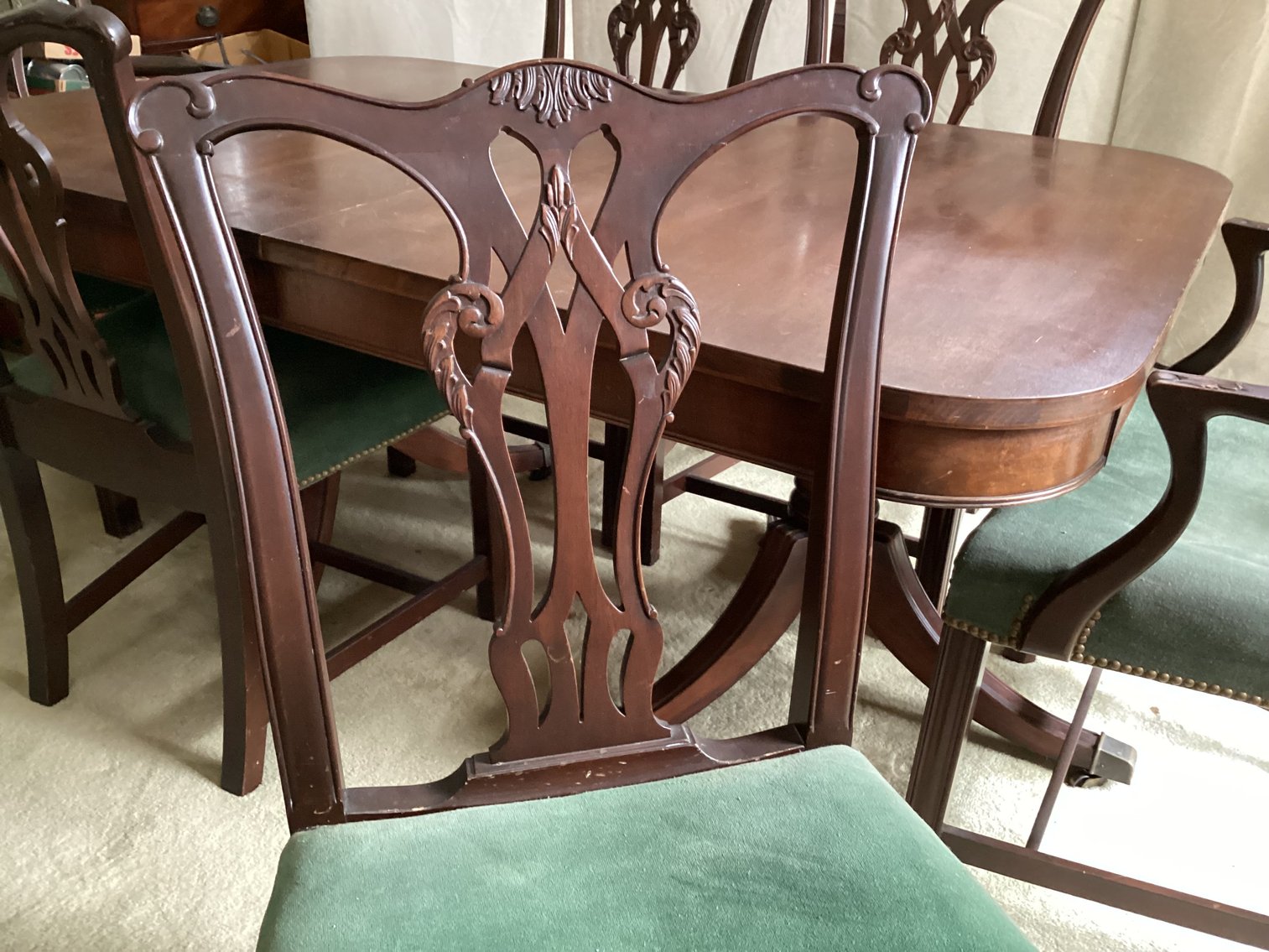 Image for Mahogany Dining Table & 6 Chairs