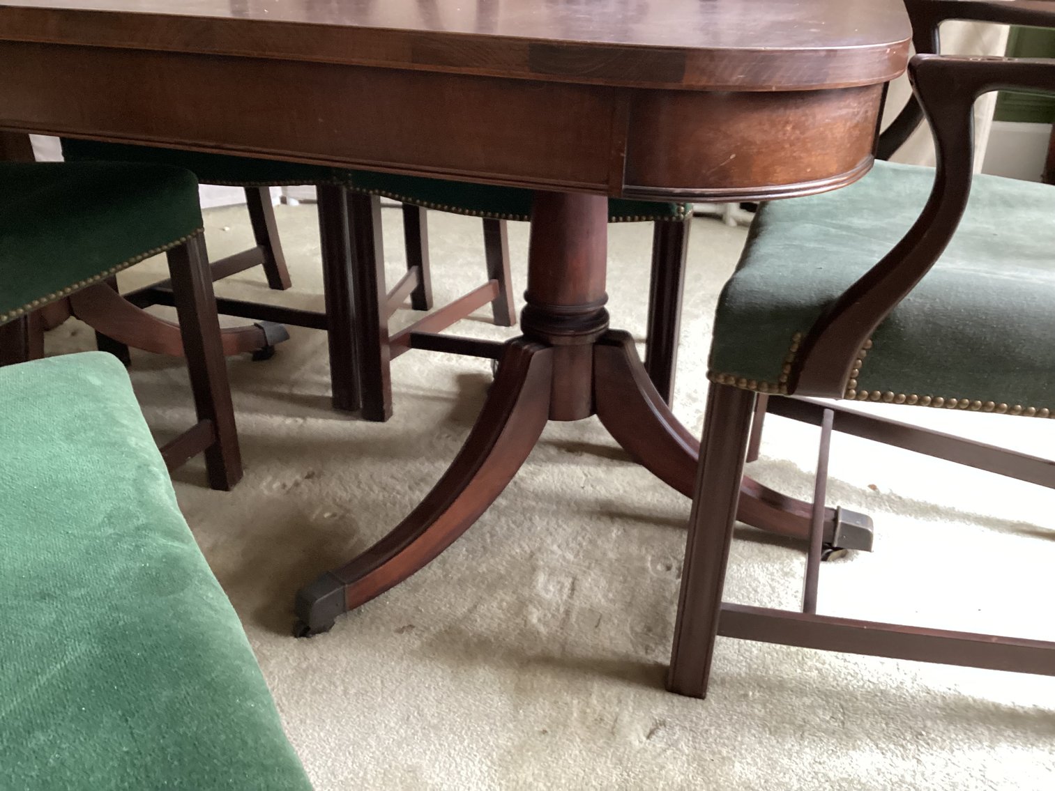 Image for Mahogany Dining Table & 6 Chairs