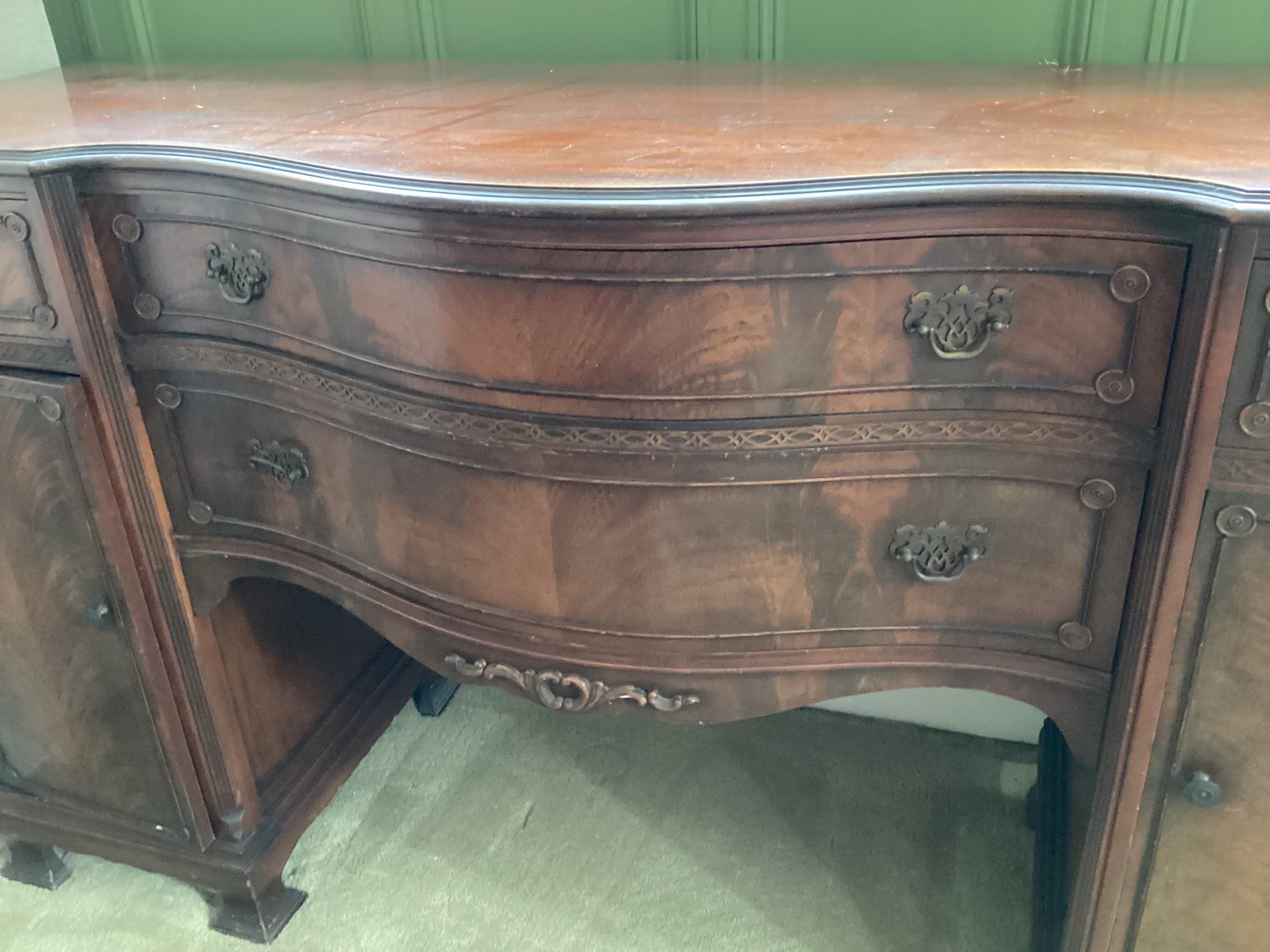 Image for Flame Mahogany Side Board